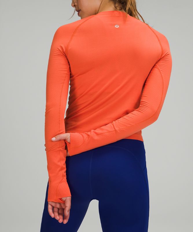 Tops Lululemon Swiftly Tech Long Sleeve 2.0 Race Mujer Coral Coral | 23750-SBDC