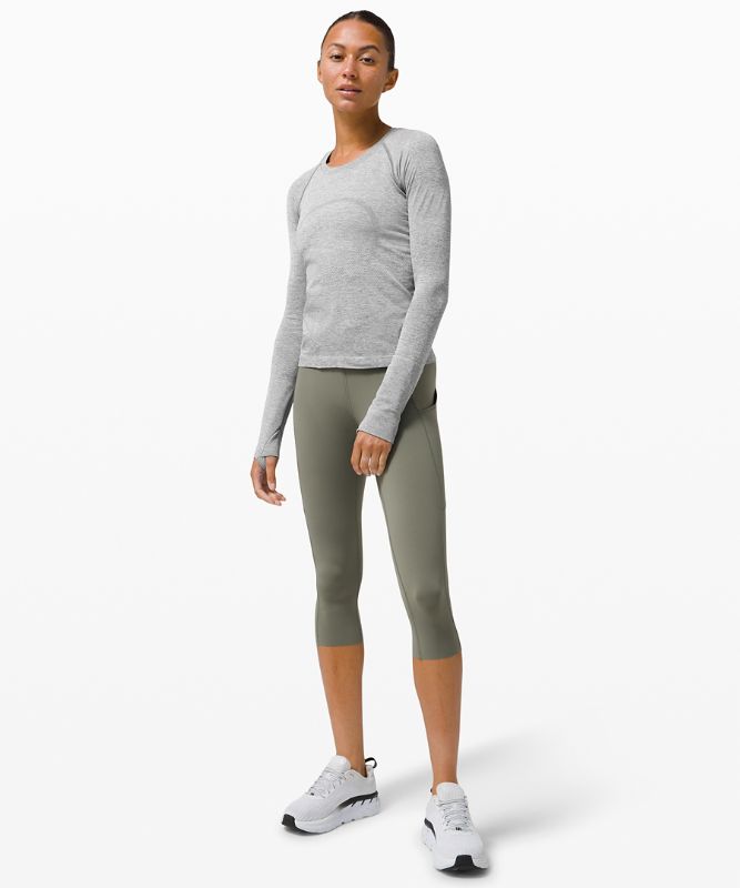 Tops Lululemon Swiftly Tech Long Sleeve 2.0 Race Mujer Blancos | 06512-UQXP