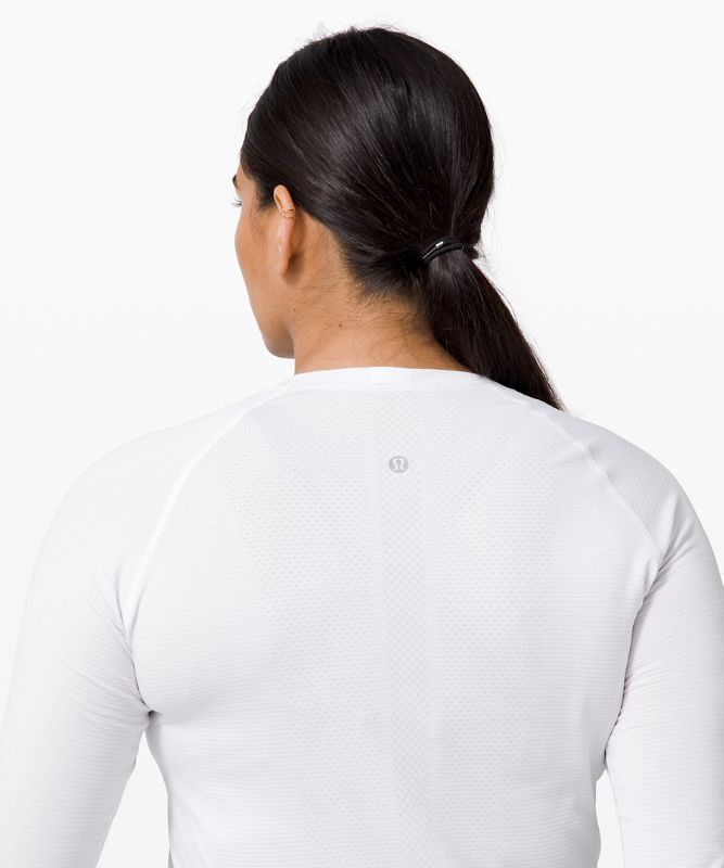 Tops Lululemon Swiftly Tech Long Sleeve 2.0 Race Mujer Blancos Blancos | 05426-VYTI