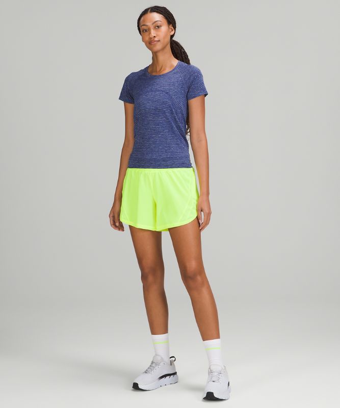 Tops Lululemon Swiftly Tech SS 2.0 Race Mujer Azules Turquesa Verdes Negros | 42890-ZHGD