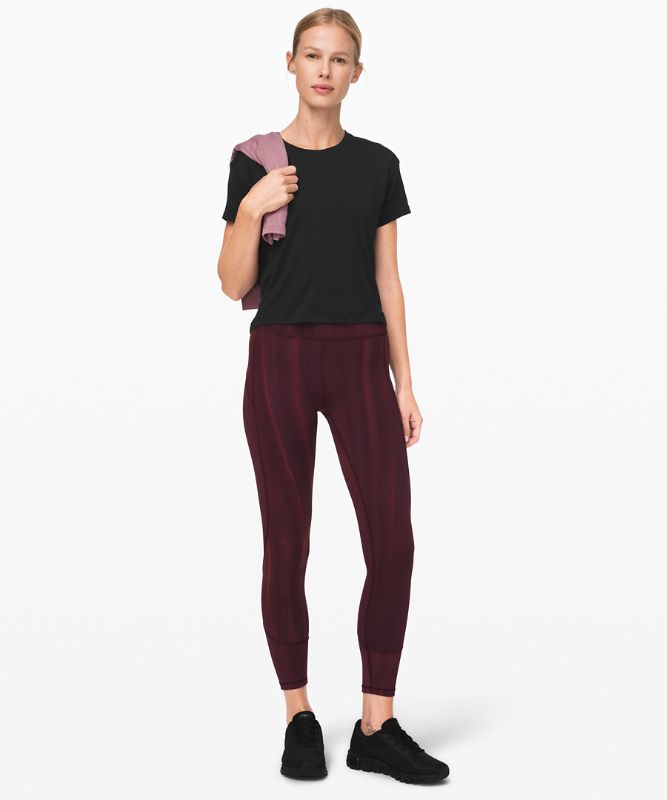 Tops Lululemon Train to Be SS Mujer Negros Negros | 34650-DQAO