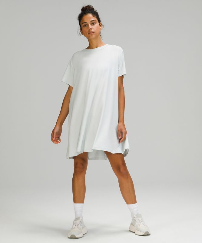 Vestido Lululemon All Yours Tee Dress Mujer Ocean Air | 62914-EXNK