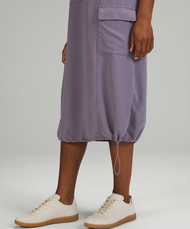 Vestido Lululemon Pocketed Drop-Waist Midi Dress Mujer Lavanda | 01692-BPEV